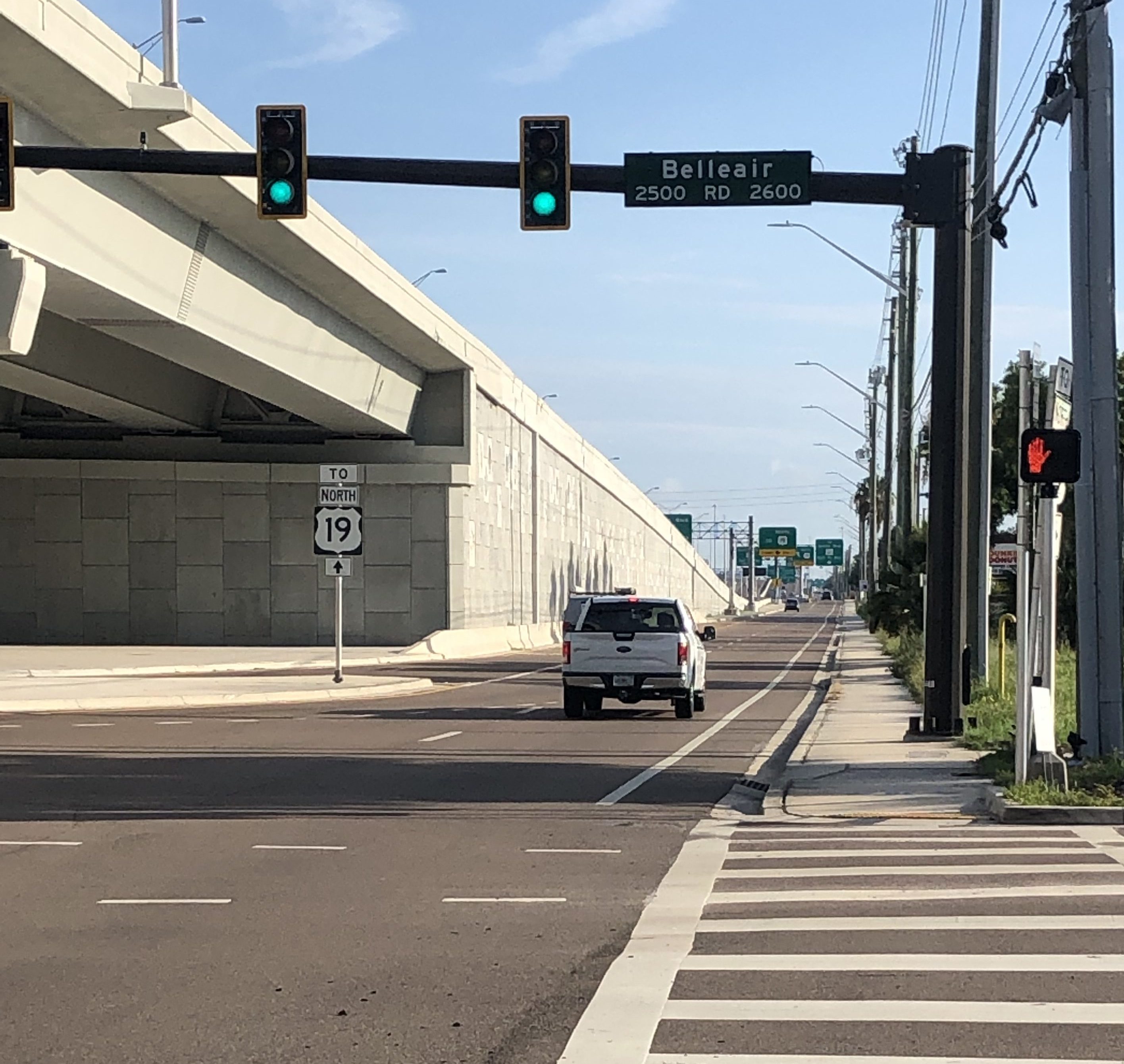 US19 frontage bike lane