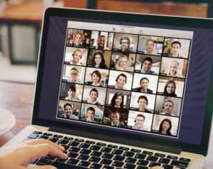 image of people videoconferencing