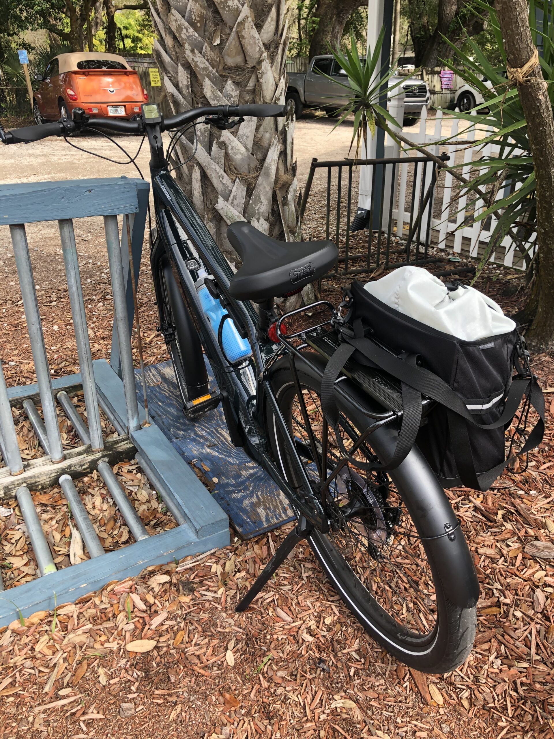 ebike on rack