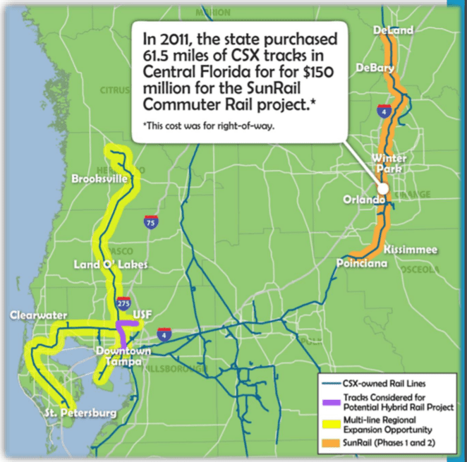 map of csx rail