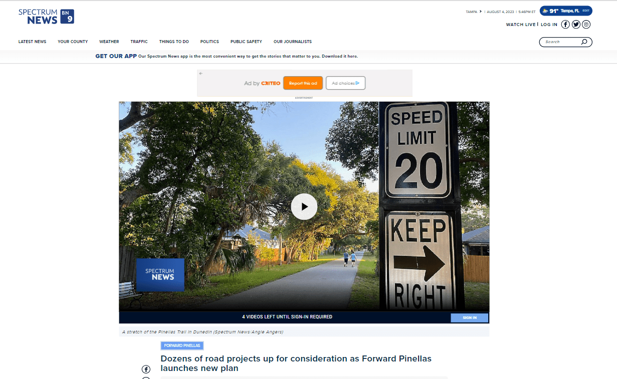 dozens of road projects